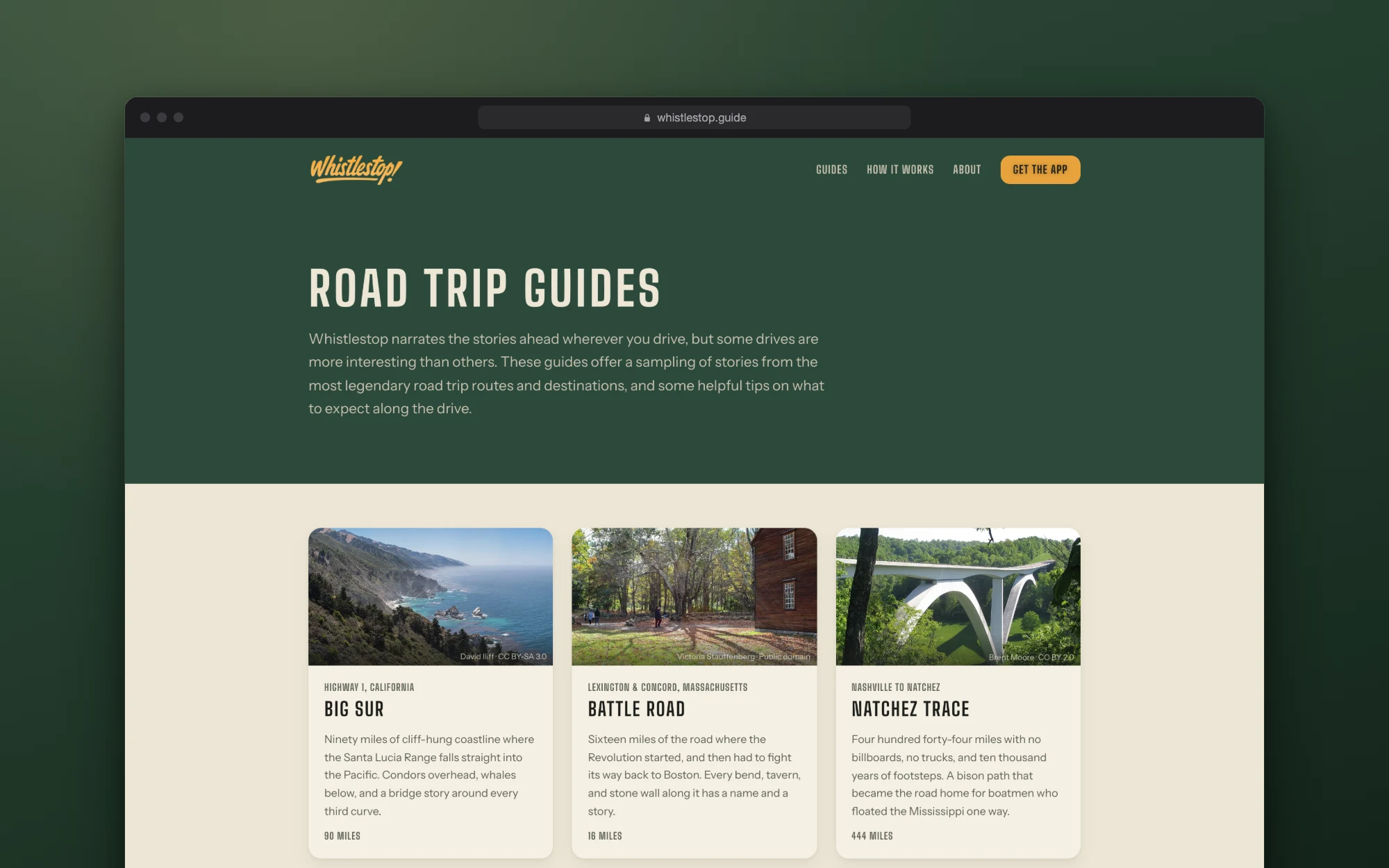 Road Trip Guides on whistlestop.guide